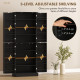 65" Kitchen Cabinet, Kitchen Pantry Cabinet with 4 Doors and 16 Door Shelves for Dining Room, Black