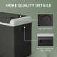 12 Volt Car Refrigerator, 53QT Car Fridge Electric Cooler, 12/24V DC and 100-240V AC, -68-68 ℉, Portable Refrigerator
