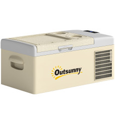 12 Volt Car Refrigerator, 17QT Car Fridge Electric Cooler, 12/24V DC and 100-240V AC, -68℉-50℉, Portable Refrigerator