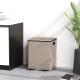 Dual Garbage Bin, Soft-Close Trash Can with Foot Pedal, 2 x 20 Liter Garbage Can with Removable Inner Buckets, Gold