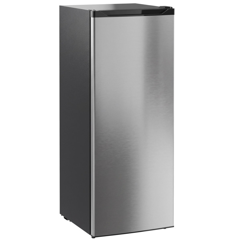 7.0 Cu.Ft Upright Freezer, Compact Stand Up Freezer with 6 Adjustable Shelves, Reversible Door for Home Office, Silver