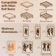 10 Inch Queen Mattress in a Box, Pressure Relief & Lumbar Support, CertiPUR-US Certified, Medium Firm
