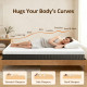 10 Inch Queen Mattress in a Box, Pressure Relief & Lumbar Support, CertiPUR-US Certified, Medium Firm