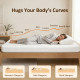 Full Mattress 6 Inch Memory Foam Mattress in a Box, Pressure Relief & Lumbar Support, CertiPUR-US Certified, Medium Firm
