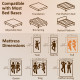 Full Mattress 8 Inch Memory Foam Mattress in a Box, Pressure Relief & Lumbar Support, CertiPUR-US Certified, Medium Firm