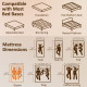 Queen Mattress 8 Inch Memory Foam Mattress in a Box, Pressure Relief & Lumbar Support, CertiPUR-US Certified Medium Firm