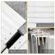 Textured Aluminum Folding Wheelchair Ramp, Portable Threshold Ramp 2', for Scooter Steps Home Stairs Doorways