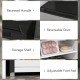 Upright Freezer, 3 Cu.Ft Mini Freezer with Reversible Single Door, Adjustable Thermostat for Home, Dorm, Silver