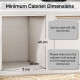 Pull Out Garbage Bin for Kitchen, 30L Under Sink Garbage Can, 2 Removable Compartments, Grey