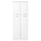 61" Pantry Cabinet, Kitchen Pantry Storage Cabinet with 2 Doors and Adjustable Shelves, Freestanding Storage Cabinet