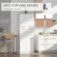 61" Pantry Cabinet, Kitchen Pantry Storage Cabinet with 2 Doors and Adjustable Shelves, Freestanding Storage Cabinet