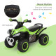 Aosom No Power Baby Ride on Toy, Kids Ride on Car Foot to Floor Sliding 4 Wheels with Music, Lightening, for 18-36 M, Green
