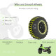 Aosom No Power Baby Ride on Toy, Kids Ride on Car Foot to Floor Sliding 4 Wheels with Music, Lightening, for 18-36 M, Green