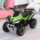 Aosom No Power Baby Ride on Toy, Kids Ride on Car Foot to Floor Sliding 4 Wheels with Music, Lightening, for 18-36 M, Green