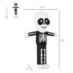 10ft Halloween Inflatable Skeleton Ghost Decoration, LED Lighted for Home Indoor Outdoor Garden Lawn Decoration Party Prop