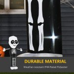 10ft Halloween Inflatable Skeleton Ghost Decoration, LED Lighted for Home Indoor Outdoor Garden Lawn Decoration Party Prop