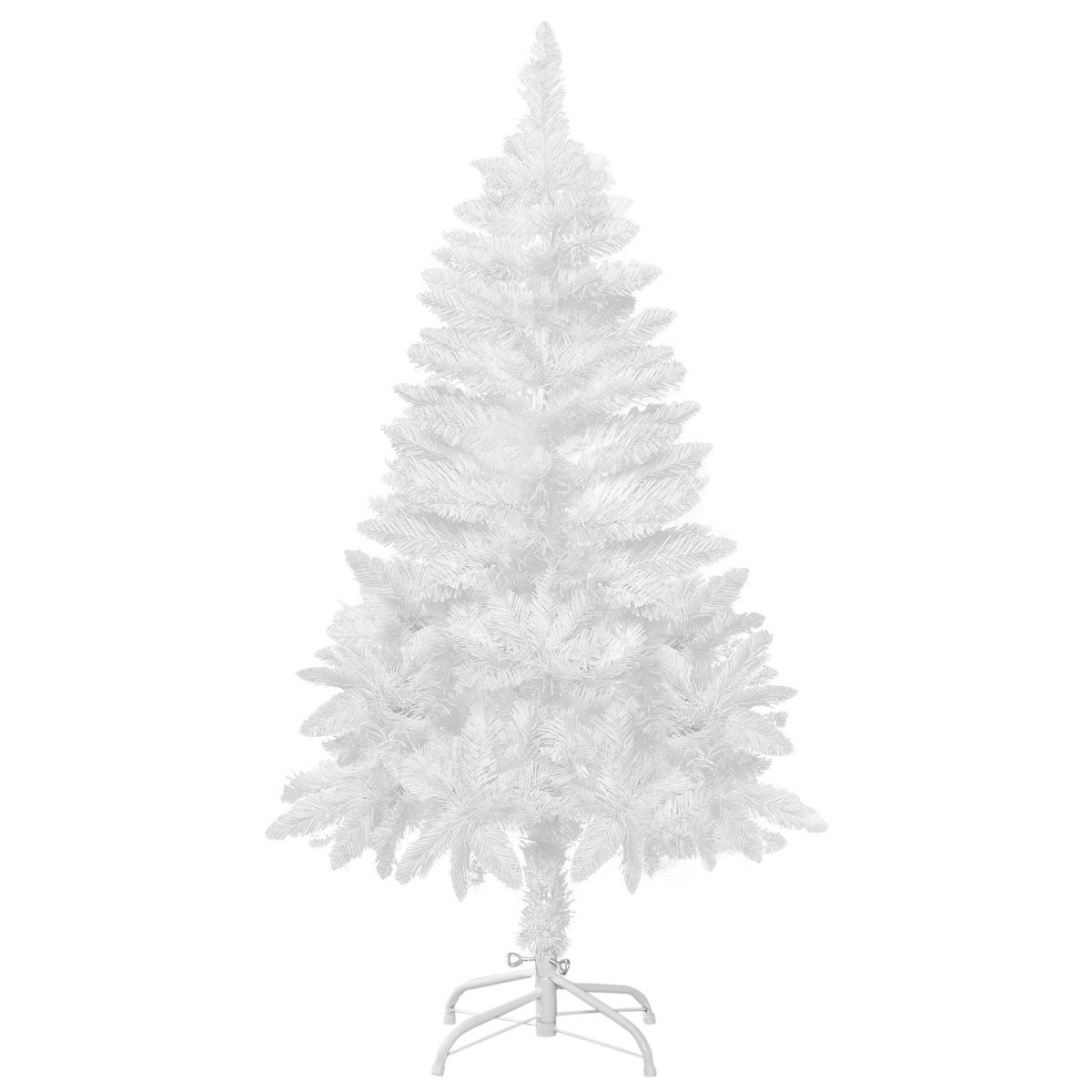 4ft Artificial Christmas Tree with Pine Realistic Branches, Auto Open, for Indoor Decoration, White