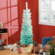 5ft Pencil Christmas Trees, Skinny Artificial Christmas Tree for Xmas Holiday Decor, Gradient Blue