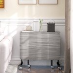 Six-Seater Drop-Leaf Dining Table with Wheels, Grey
