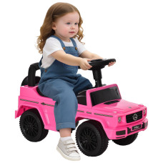 Mercedes-Benz G350 Licensed Baby Toddler Push Car Foot-to-Floor Ride-On, Pink