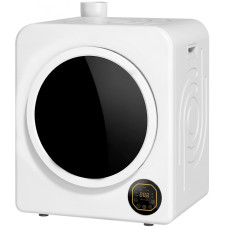 Clothes Dryer with 6 Drying Modes, Laundry Dryer with Stainless Steel Tub 18 lbs, White