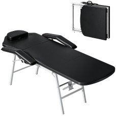 Portable Massage Table, Foldable Massage Bed, Black