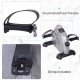 Soozier Portable Mini Pedal Exercise Bike Indoor Cycle Fitness Arm Leg w/ LCD Display, Silver