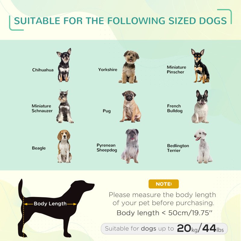 Elevated Dog Bed, Raised Dog Cot for M Sized Dogs, Indoor & Outdoor, 30" x 24" x 7", Blue