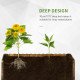 40" x 16" x 12" Wooden Raised Garden Bed, Raised Planter Box, Planter Raised Bed with Drainage Holes, Natural
