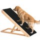 Dog Ramp Foldable Pet Ramp for Bed Couch, Height Adjustable, for Cats Large Dogs with Non Slip Carpeted Surface