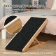 Dog Ramp Foldable Pet Ramp for Bed Couch, Height Adjustable, for Cats Large Dogs with Non Slip Carpeted Surface