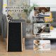 Dog Ramp Foldable Pet Ramp for Bed Couch, Height Adjustable, for Cats Large Dogs with Non Slip Carpeted Surface