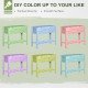 Raised Garden Bed with Legs, Elevated Box Planter with Storage Shelf, Bed Liner for Backyard Patio, Natural Wood