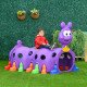 Qaba Lion Design Tunnel for Kids to Crawl Through, for 3-6 Years, Purple
