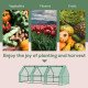 9' x 3' x 3' Portable Mini Greenhouse Tunnel Growing Tent Plants Flower Warm House w/ Zippered Roll-up Doors, PE Cover, Green