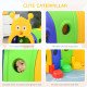 Qaba Caterpillar Design Tunnel for Kids to Crawl Through, for 3-6 Years, Multicolour