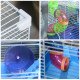 18"L Hamster Cage, Small Animal House, 2-Level Rat Gerbil Haven with Tunnel Tube System, Exercise Wheel, Water Bottle, Food Dish, Ramp, Blue