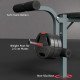 Soozier Incline Decline Weight Bench with Leg Extension and Barbell Rack, Adjustable Bench Press Weight Lifting Bench