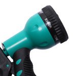 Retractable Garden Hose Reel 1/2" x 49 ft Wall Mounted with Automatic Rewind, 180° Swivel Bracket, Any Length Lock, 7 Pattern Hose Nozzle