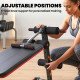 Soozier Foldable Sit Up Bench Core Workout for Home Gym Black