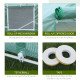 20x10x7ft Walk-in Steeple Greenhouse Outdoor Backyard Plant Seed Growth Shed Tunnel Warm House with 2 Anchor Way Green