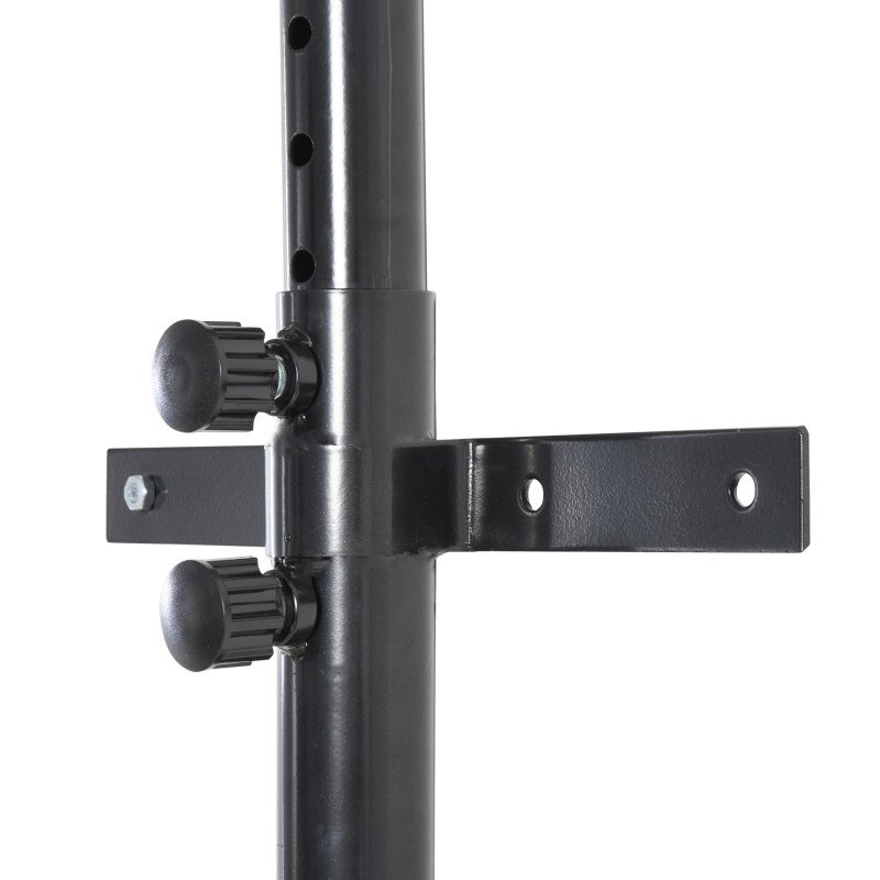 Soozier 220lbs Wall Mounted Punching Bag Hanger, Adjustable Height Punching Bag Holder for Boxing and MMA Training