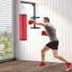 Soozier 220lbs Wall Mounted Punching Bag Hanger, Adjustable Height Punching Bag Holder for Boxing and MMA Training