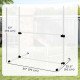 Set of 4 Dog Agility Training Equipment Adjustable Jump Bar Pet Exercise Kit with Carrying Bag (White)