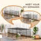 Small Animal Cage for Bunny, Guinea Pig, Chinchilla, Hedgehog, Portable Pet Enclosure with Door, 16 Panels