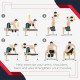 Soozier 66 lbs Adjustable Dumbbells Weight Set Dumbbell Hand Weight Barbell for Body Fitness Lifting Training for Home Office Gym, Black