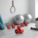 Soozier 66lbs 2-In-1 Dumbbell & Barbell Adjustable Set Strength Muscle Exercise Fitness Plate Bar Clamp Rod Home Gym Sports Area