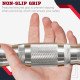 Soozier 45lbs Rubber Hex Dumbbell, Weight Dumbbell Hand Weight Barbell for Body Fitness Training for Home Office Gym, Black