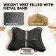 Soozier 11 lbs Weighted Vest, Weight Vest with adjustable Straps, Convenient Pocket and Reflective Strips, Fit for Men Women
