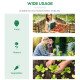 47" x 24" x 24" Portable Mini Tunnel Greenhouse Garden Planting Outdoor Flower Warm House Box with 2 Windows Steel Frame PE Cover, White